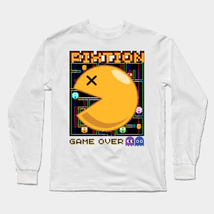 retro pac-man game over Long Sleeve T-Shirt